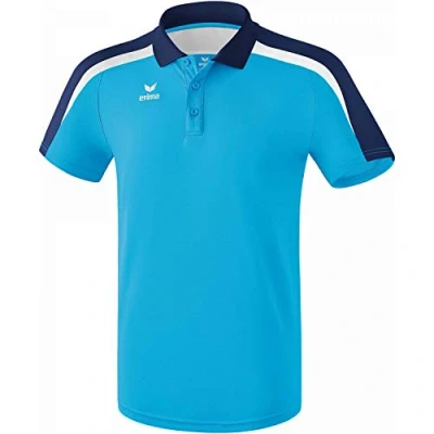 Abbildung von ERIMA Kinder Poloshirt Poloshirt, curacao/new navy/weiß, 116, 1111826