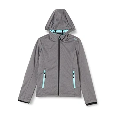 Abbildung von CMP, Melange softshell jacket with ClimaProtect WP 7,000 technology, NERO MEL. ACQUA, 110