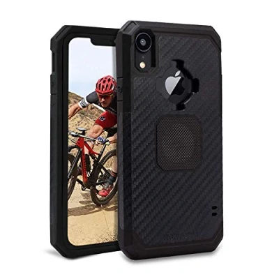 Abbildung von Rokform iPhone XR Magnetische Hülle mit Twist Lock, Military Grade Rugged Case Series (Schwarz)