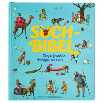 Abbildung von Such Bibel. Großformatiges Wimmelbuch für Kinder ab 4 Jahren. Bilderbuch mit Bibelgeschichten Kinder. Besonders als Geschenk, im Kindergottesdienst oder Religionsunterricht geeignet