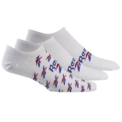 Abbildung von Reebok Unisex Socken Cl Fo Invisible Sock 3P, White/Vecblu/Vecred, GG6680, S