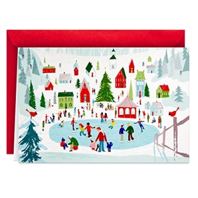 Abbildung von Hallmark Weihnachtskarten, Snowy City (40 Karten mit Umschlägen)