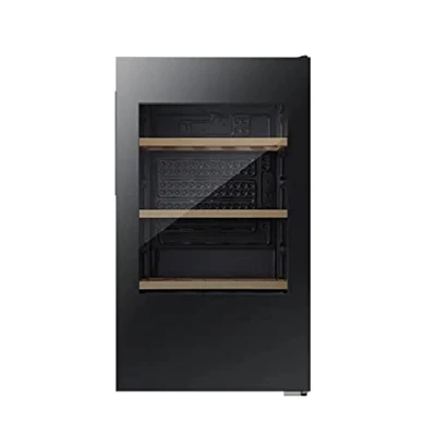Abbildung von Hisense RW12D4NWG0 Weinkeller mit 30 Flaschen, Eintemperatur, UV Glas, Holzregale, Display Touch, LED Beleuchtung