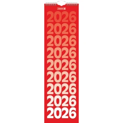 Abbildung von 3 x Brunnen Streifenkalender Modell 702 13x45cm 1 Woche/Seite 2026