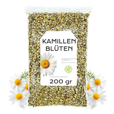 Abbildung von Kamillenblüten 200 gr Kamillentee Kamille Getrocknet Lose Tee Ganze