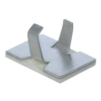 Abbildung von Delock Kabelklemme selbstklebend Aluminium 10 Stück
