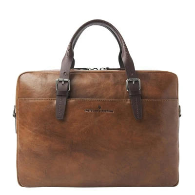 Abbildung von Castelijn &amp; Beerens Notebooktasche, Herren, Größe: One Size, Naturel