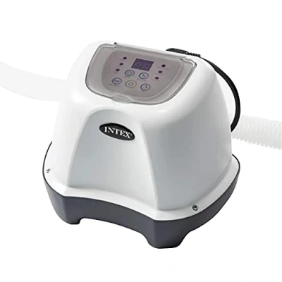 Abbildung von Intex Krystal Clear Salzwasser System, 17 m3, 1 m3/h, 3 g/l, 4 g/h, 3,2 cm, Weiß