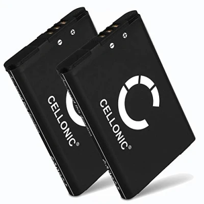 Abbildung von CELLONIC 2X Ersatz Akku CTR 003, 001 kompatibel mit Nintendo 2DS / New XL 3DS Wii U Pro Controller Ersatzakku 1300mAh Game Gamepad Joypad Batterie