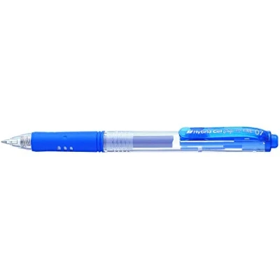 Abbildung von Pentel K157 C Hybrid Gel Grip Druck Tintenroller 0,7 mm Schreibspitze 0,35 Strichbreite 12 Stück blau