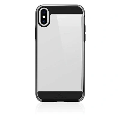 Abbildung von Black Rock Hülle Air Robust Case passend für Apple iPhone XS Max I Handyhülle, Transparent, Durchsichtig, Dünn (Schwarz)