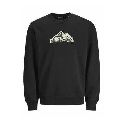 Abbildung von Jack &amp; Jones Junior Jcofusion CREW NECK Sweatshirt für Kinder, Größe: 110, Black