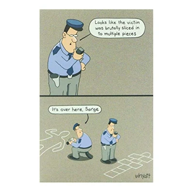 Abbildung von UK Greetings Geburtstagskarte für Ihn/Freund Polizei Witz Design