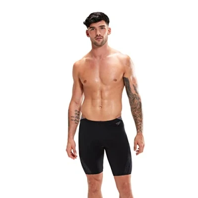 Abbildung von Speedo MENS Hyper BOOM Splice Jammer Badehose Pants, Herren, Größe: 1, Black/grey