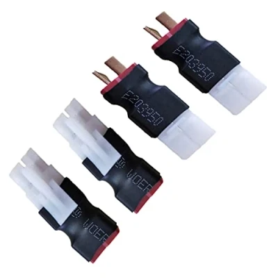 Abbildung von Boladge 2 Stück BigTamiya Männlicher Stecker zu Dean&#039;s T Buchse Adapter und Männlich