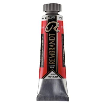 Abbildung von Tarensu Öl malt Rembrandt Cadmium rot tief T0103 306 2 15ml (5 No.)