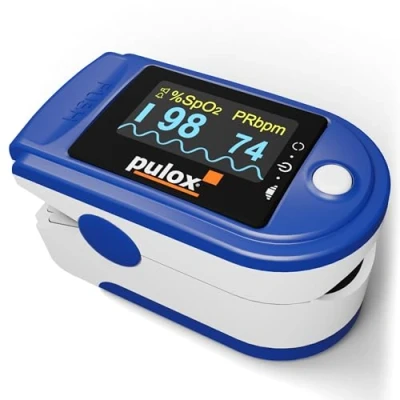 Abbildung von pulox Pulsoximeter PO 200A Solo mit Alarm und Pulston