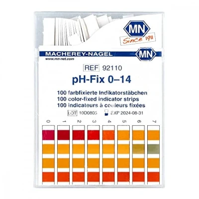 Abbildung von pH fix Indikatorstäbchen 0 14 100 St