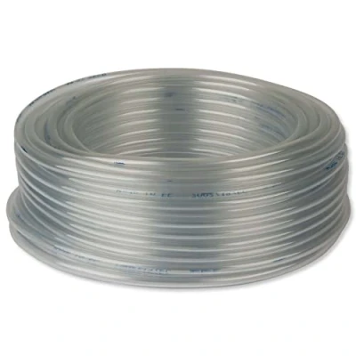Abbildung von Teichpoint 25 m PVC Luftschlauch 4mm innen, 6mm aussen, glasklar transparent, Belüfterschlauch für Teiche und Aquarien Schlauch Rolle