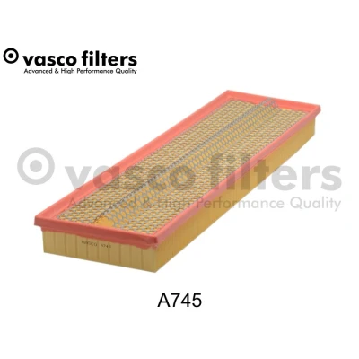 Abbildung von DAVID VASCO A745 Luftfilter 50 171 599 rechteckig Filtereinsatz mit integriertem Gitter MERCEDES BENZ: T2/LN1 Kasten / Kombi