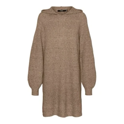 Abbildung von Vero Moda Vmdoffy Strickkleid, Damen, Größe: Medium, Sepia tint