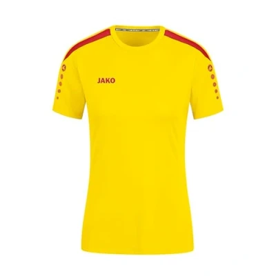 Abbildung von JAKO Damen Trikot Power (Kurzarm), Citro/Rot, 34