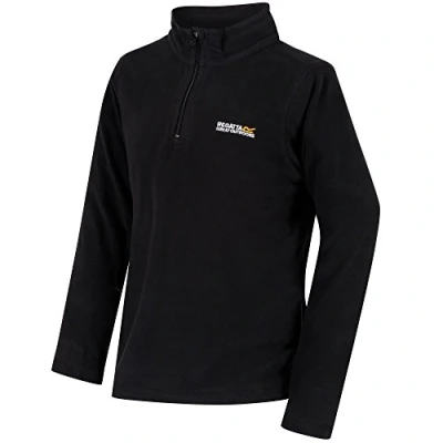 Abbildung von Regatta Kinder Hot Shot II Half Zip fleece, Black, Size 15 16