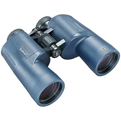 Abbildung von Bushnell H2O 2 Fernglas 7x50 Dunkelblau Porro Voll multivergütet Wasserdicht/Beschlagfrei Drehbare Augenmuscheln Wassersport Bootfahren