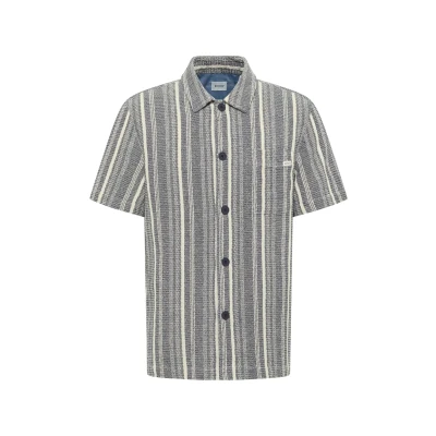 Abbildung von Mustang Style Holiday Hemd, Herren, Größe: XL, Blau