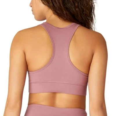Abbildung von FM London Damen Bh Starker Halt Komfortabel Sports Bras, Rosa, M EU