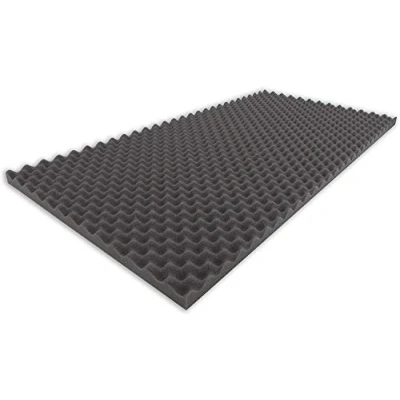 Abbildung von Dibapur Premium Noppenschaumstoff (ca.100cm x 200cm 3cm) Raum Akustik Schaumstoff Akustikschaumstoff Schall Dämmung