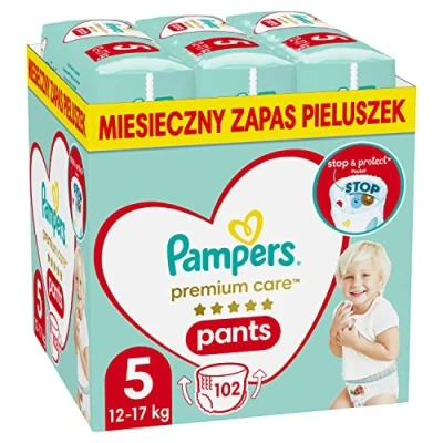 Abbildung von Pampers Windeln Pants Windelhosen Einwegwindeln Größe 5, 102 Stück, 12 17 kg