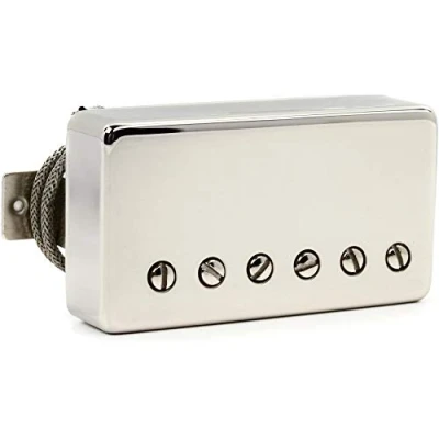 Abbildung von Seymour Duncan SH 1B N Humbucker 59 Modell Silberner Tonabnehmer für E Gitarre