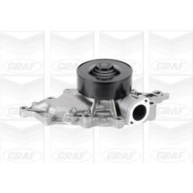 Abbildung von GRAF PA891 Wasserpumpe mit Dichtung mechanisch Stahlblech 90 für Keilrippenriementrieb JEEP: GRAND CHEROKEE 2