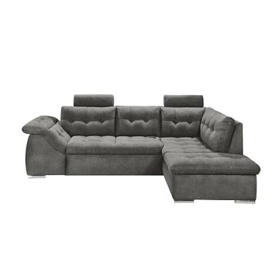 Abbildung von ED EXCITING DESIGN Ecksofa Oman, mit Bettfunktion, Bettkasten, Armteilverstellung und Kopfstützen