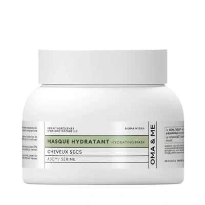 Abbildung von OMA &amp; ME Feuchtigkeitsmaske für trockenes Haar Pflegt intensiv und spendet langanhaltende Feuchtigkeit Haarmaske mit A3C Serin, 98% Inhaltsstoffe natürlichen Ursprungs 250 ml