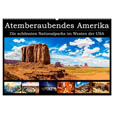 Abbildung von Atemberaubendes Amerika Die schönsten Nationalparks im Westen der USA (Wandkalender 2025 DIN A2 quer), CALVENDO Monatskalender