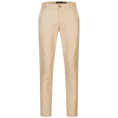 Abbildung von Indicode Herren Haverfield Stoffhose aus Leinen &amp; Baumwolle Herrenhose Freizeithose Männer Fog XXL