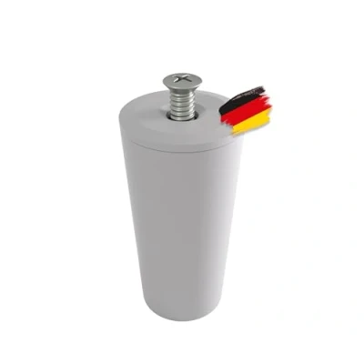 Abbildung von BAUHELD Rollladen Anschlagstopper 8 Stück [Made in Germany] mit 40mm Länge, Rolladen Anschlangwinkel für Rollladenpanzer, Lamellen, Vorbaurollladen, Inklusive Befestigungsschraube