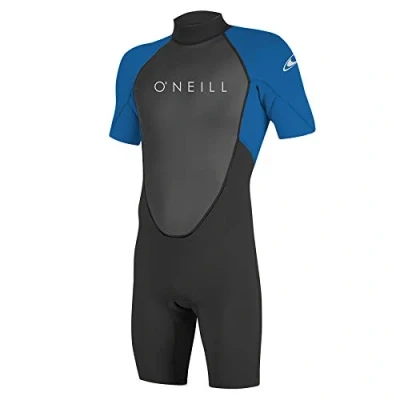 Abbildung von O&#039;Neill Men&#039;s Reactor 2 mm skridsikker fjeder Wetsuit, Black/Ocean, XXL EU