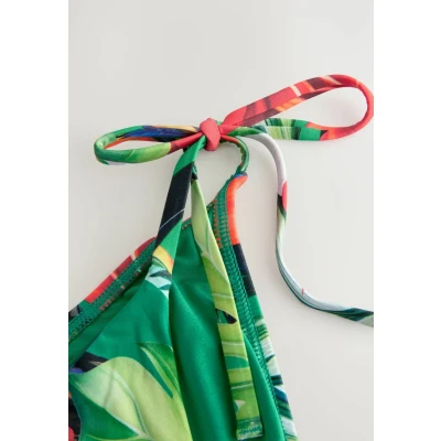 Abbildung von Next TIE SIDE FIT Bikinihose, Damen, Größe: 42, Red green tropical
