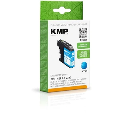 Abbildung von KMP Druckerpatrone B62CX cyan kompatibel zu brother LC 223C