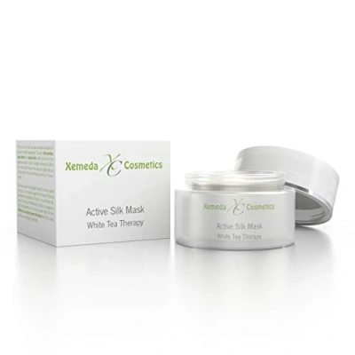 Abbildung von Gesichtsmaske &amp; Nachtpflege Intensivpflege mit Naturölen, weißem Tee Seidenproteinen Naturkosmetik 50ml Made in Germany