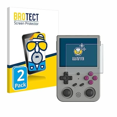 Abbildung von BROTECT Entspiegelungs Schutzfolie für Anbernic RG353V (2 Stück) Matte Displayschutz Folie, Anti Reflex, Fingerprint