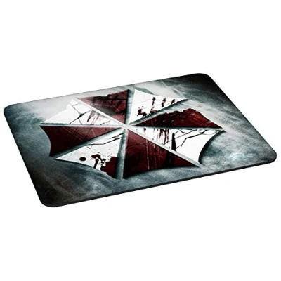 Abbildung von PEDEA Gaming und Office Mauspad 350 x 280 mm mit vernähten Rändern rutschfester Unterseite, Umbrella