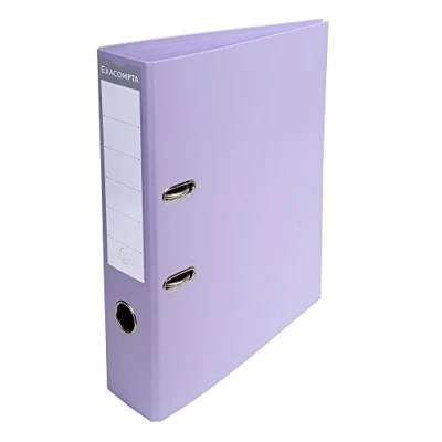 Abbildung von Exacompta 53707E 1 A4 Prem&#039;Touch Ordner mit Hebelmechanik Rücken 70 mm Mechanik 75 Außenmaße: 32 x 29 7 cm Abheftbares Format Farbe: Lila