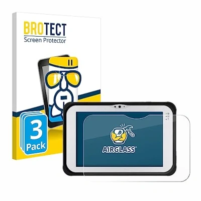 Abbildung von BROTECT Schutzglas für Panasonic Toughpad FZ M1/ B2 (3 Stück) Schutzfolie Panzer Folie Glas [Extrem Kratzfest 9H,