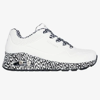 Abbildung von Skechers Sneaker low White black, Damen, Größe: 39, black Schuhe