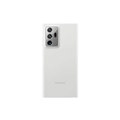 Abbildung von Samsung Galaxy Note 20 Ultra Hülle Silikon Soft Case/Backcover Handyhülle Weiß