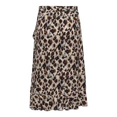 Abbildung von ONLY Onlcarly Flounce Skirt Alinienrock Cloud dancer nature, Damen, Größe: Small, nature